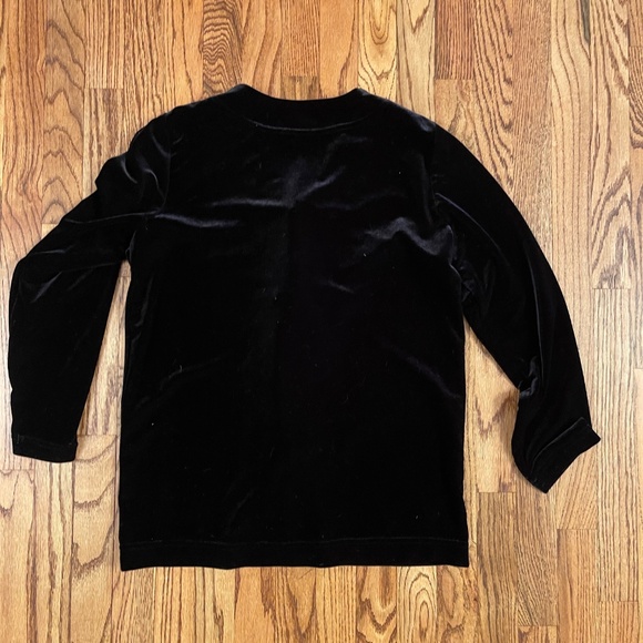 beautiful Coldwater Creek Jacket Black Velvet Jacket Toggle Closures small - Picture 3 of 7